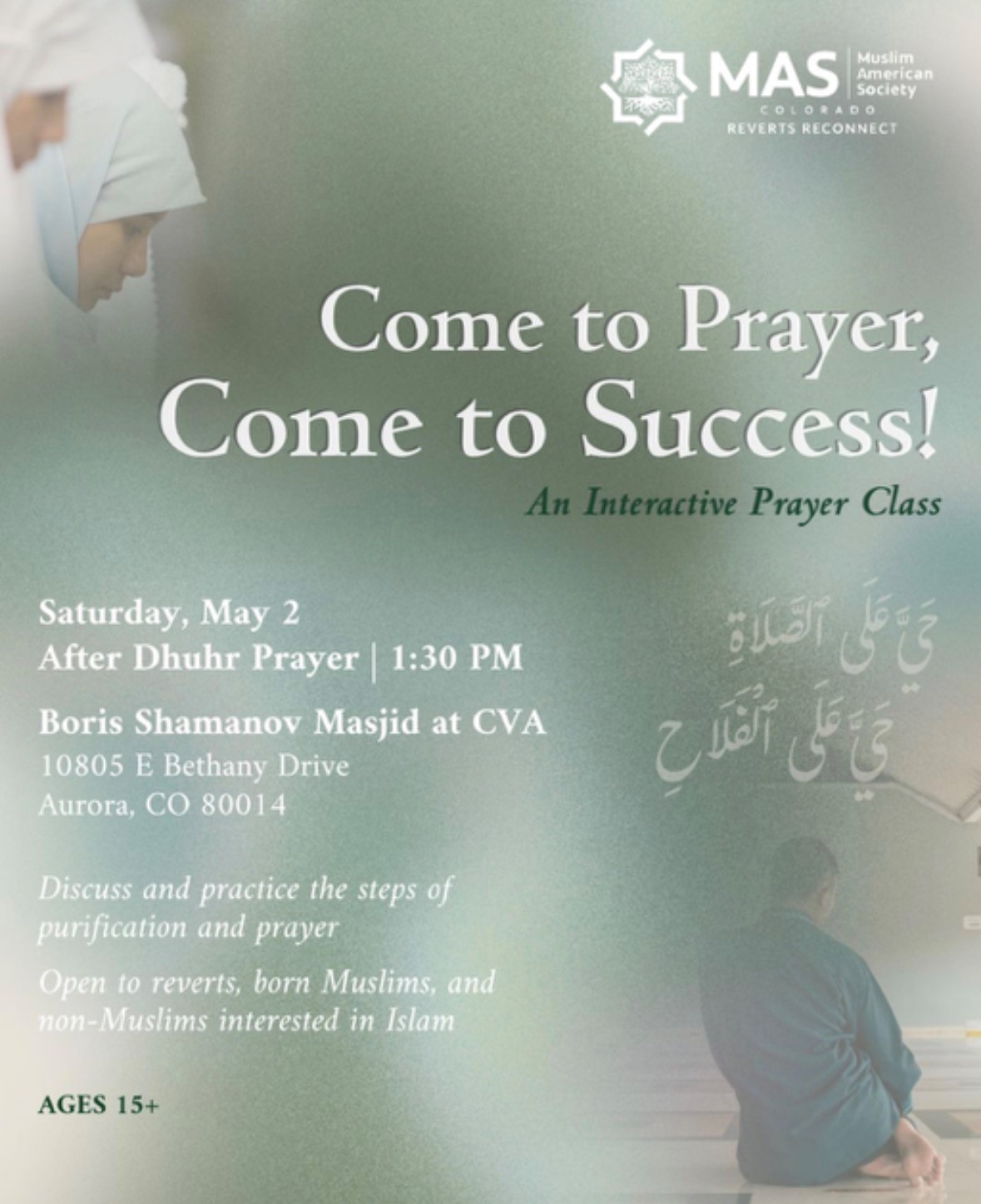 Come To Prayer Come to Success!